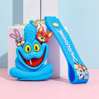 Zootopia Cute Blue Snake PVC Keychain - Cartoon Character Backpack Charm | Toylvia™