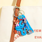 Zootopia Cute Blue Snake PVC Keychain - Cartoon Character Backpack Charm | Toylvia™