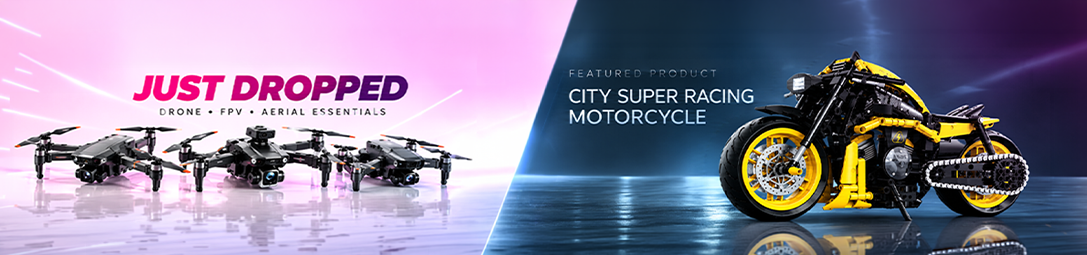 Just dropped drones and featured City Super Racing Motorcycle